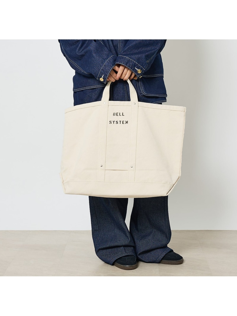 【BELL SYSTEM / ベルシステム】Canvas Tool Bag / ABAHOUSE LASTWORD アバハウス バッグ トートバッグ ホワイト【先行予約】*【送料無料】[ Fashion]