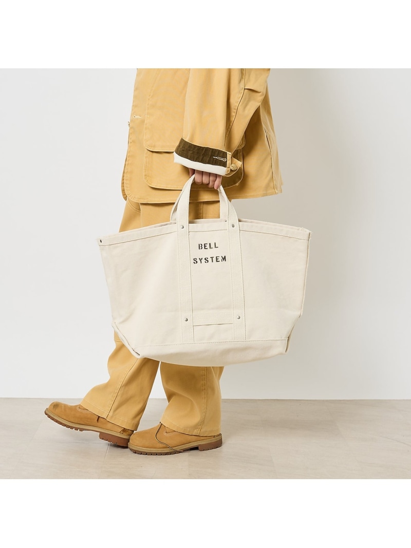 【BELL SYSTEM / ベルシステム】Canvas Tool Bag / ABAHOUSE LASTWORD アバハウス バッグ トートバッグ ホワイト【先行予約】*【送料無料】[ Fashion]