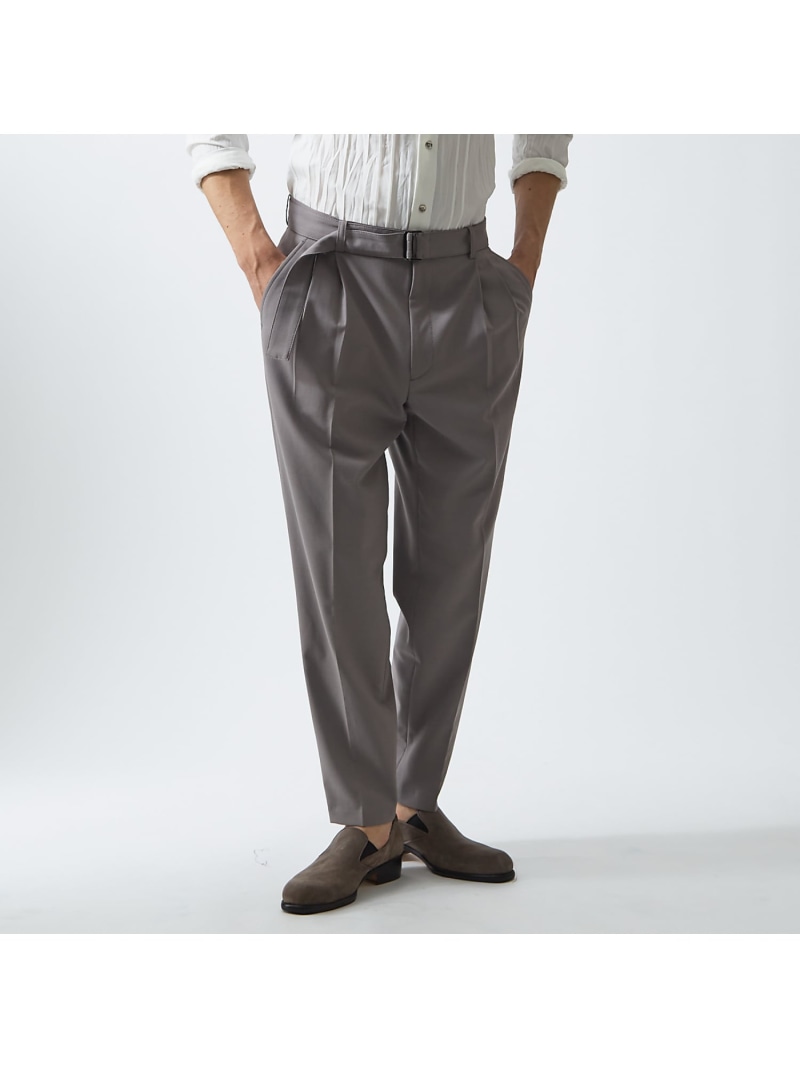 【SALE／40%OFF】ベルテッド テーパード パンツ 5351POUR LES HOMMES ゴーサンゴーイチプールオム パンツ その他のパンツ グリーン ブラック グレー【RBA_E】【送料無料】[ Fashion]
