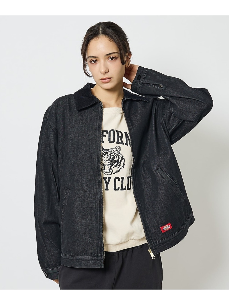 【Dickies / ディッキーズ】DENIM Eisenhower Jacke ABAHOUSE LASTWORD アバハウス ジャケット・アウター ブルゾン・ジャンパー ブラック【送料無料】[ Fashion]