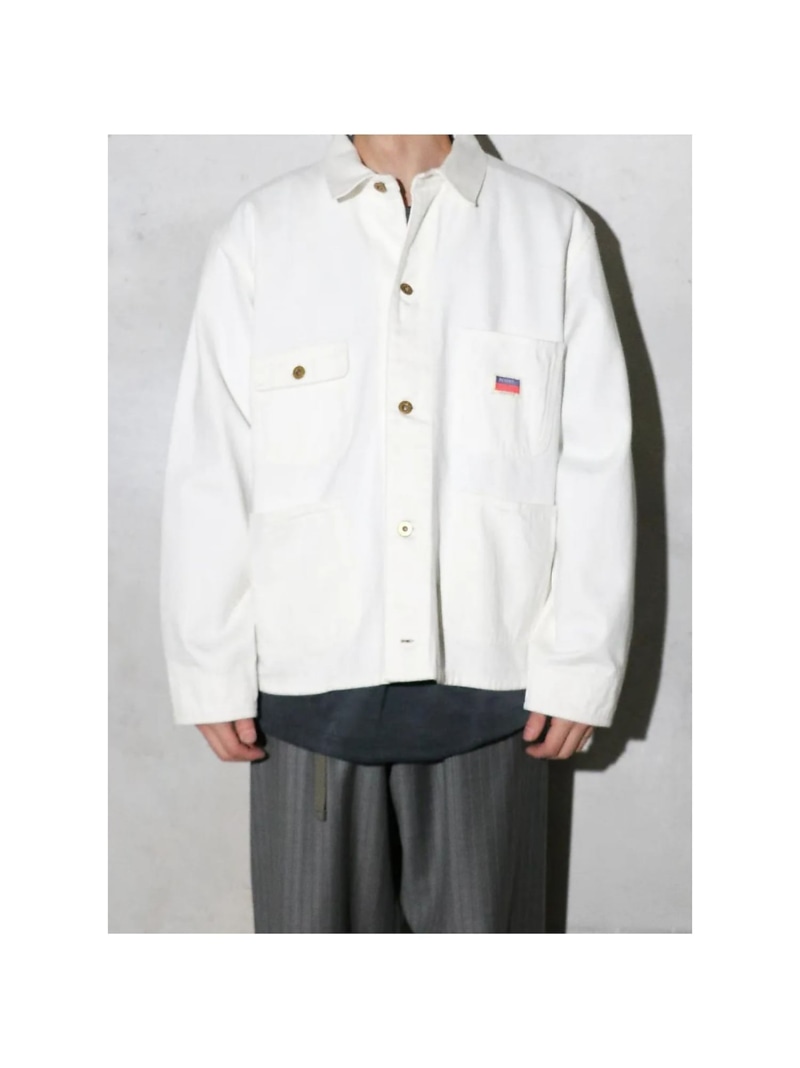 【PENNEY'S 】10oz DENIM ENGINEER SHORT JAC ABAHOUSE LASTWORD アバハウス ジャケット・アウター ブルゾン・ジャンパー ブラック ホワイト【送料無料】[ Fashion]｜ABAHOUSE ONLINE