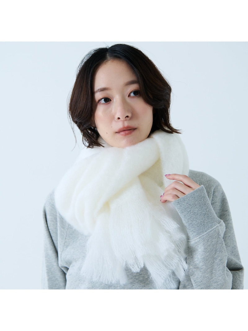 楽天市場】モヘア ストール 35x160LA MOHAIR モヘア マフラー【La