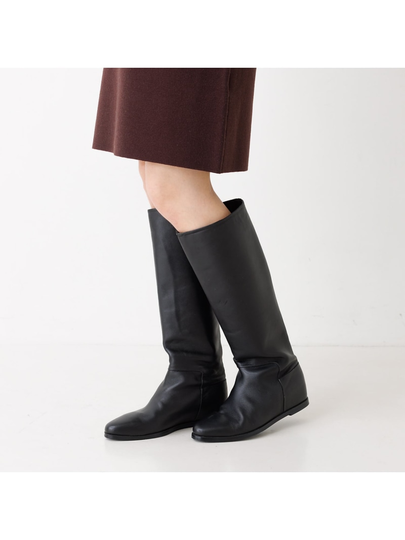 楽天市場】【20％OFF】REMME（レメ） サイドジップ ロングブーツ