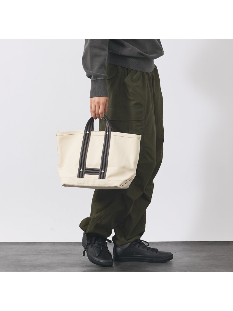 【MASTER&Co./マスターアンドコー】IVY TOTE BAG/ミディアム ABAHOUSE LASTWORD アバハウス バッグ トートバッグ ブラウン グレー【送料無料】[ Fashion]