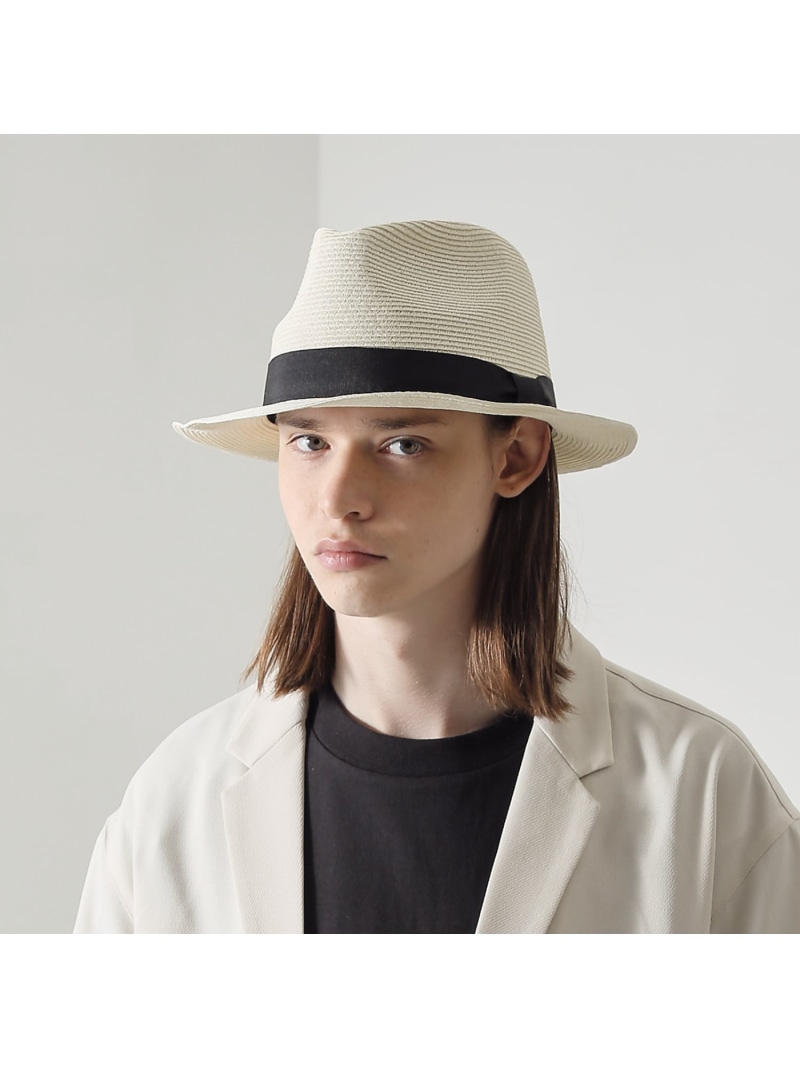【RUBEN/ルーベン】PAPER BLADE HAT / ブレードハット ABAHOUSE LASTWORD アバハウス 帽子 ハット ベージュ ホワイト ブラック【送料無料】[ Fashion]