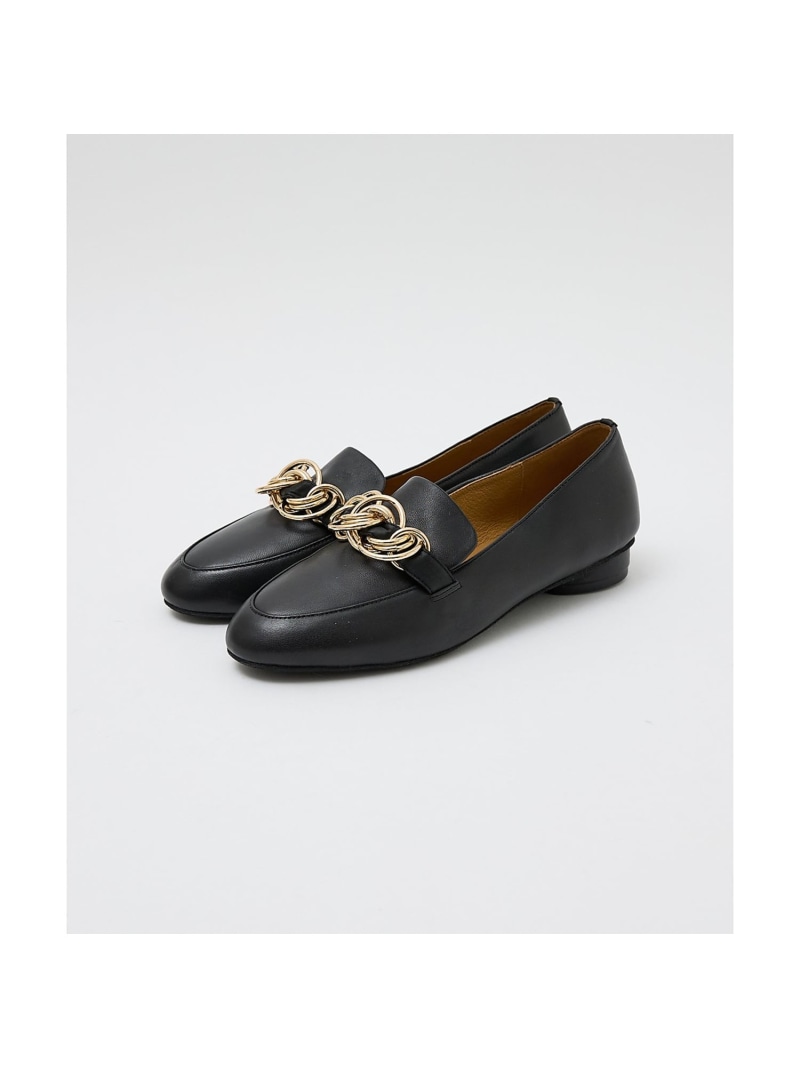 【SALE／30%OFF】【\"めめの暮らし\"さんご紹介】チェーンモチーフローファー Au BANNISTER オゥ・バニスター シューズ・靴 その他のシューズ・靴 ブラック ブルー ベージュ【RBA_E】【送料無料】[ Fashion]