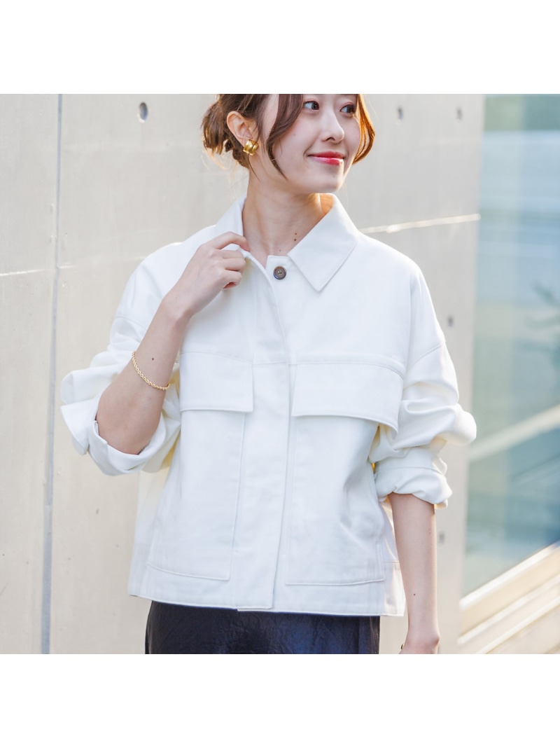 楽天市場】【SALE／50%OFF】ショートコクーン ナイロンブルゾン Rouge