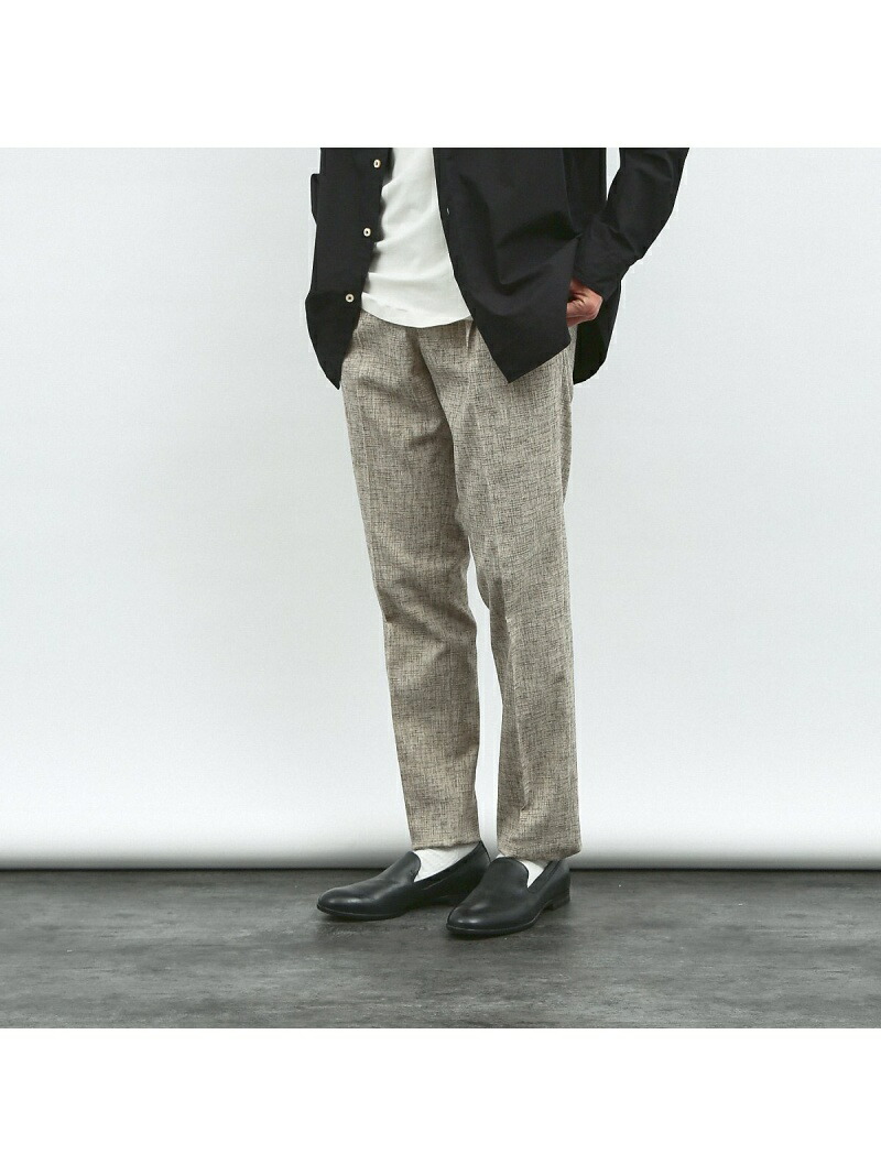 【SALE／50%OFF】【セットアップ対応】近江晒しじら織 スラックス パンツ ABAHOUSE LASTWORD アバハウス パンツ その他のパンツ ベージュ ネイビー【RBA_E】【送料無料】[ Fashion]