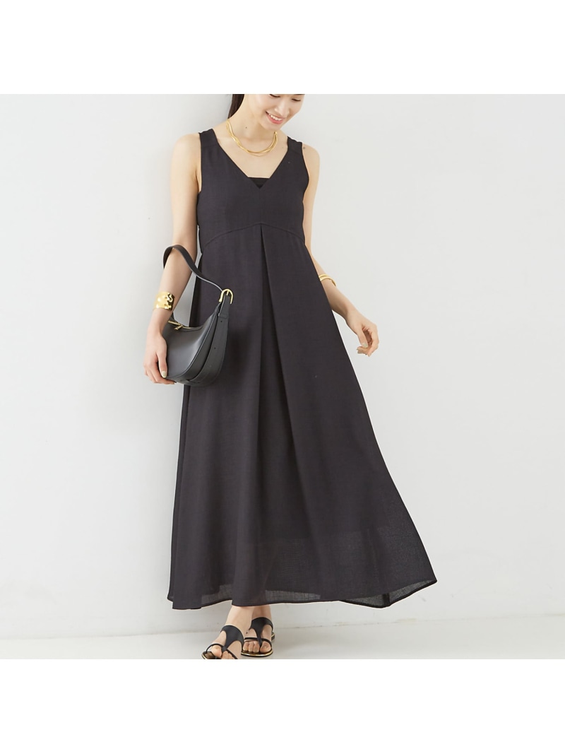 【SALE／20%OFF】リニーライトメッシュワンピース Rouge vif la cle ルージュ・ヴィフ ラクレ ワンピース・ドレス シャツワンピース ブラック ベージュ【RBA_E】【送料無料】[ Fashion]｜ABAHOUSE ONLINE