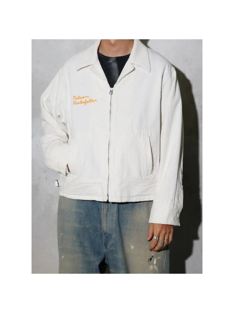 【THRIFTY LOOK 】FFA JACKET NEWYORK CANTON ABAHOUSE LASTWORD アバハウス ジャケット・アウター ブルゾン・ジャンパー ブラック ホワイト【送料無料】[ Fashion]｜ABAHOUSE ONLINE
