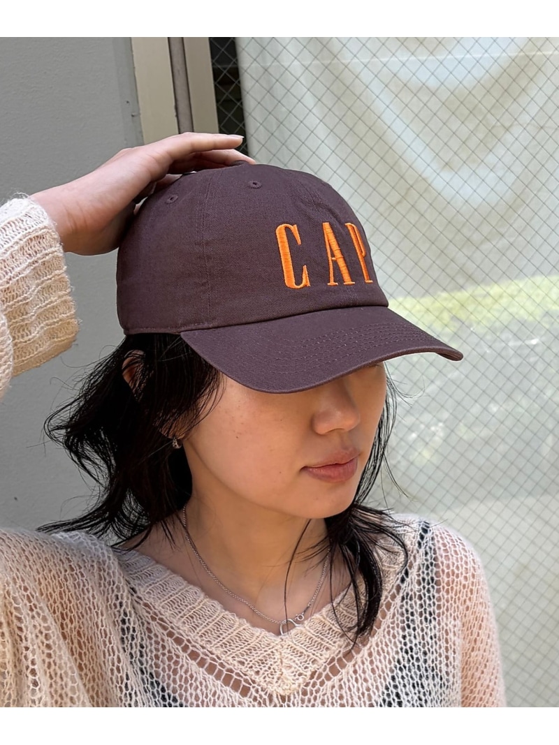 【byeA./バイエー】CAP ロゴ刺繍ベースボールキャップ Rouge vif la cle ルージュ・ヴィフ ラクレ 帽子 ハット ブラウン ネイビー グリーン ホワイト【送料無料】[ Fashion]