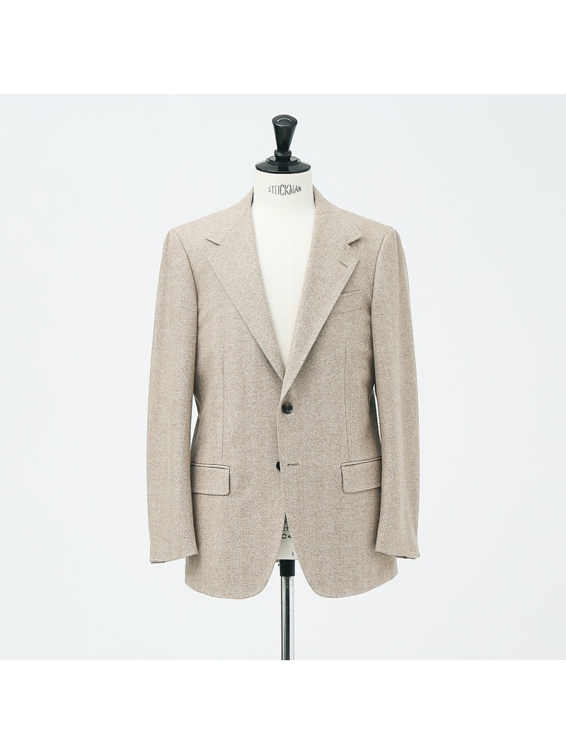 【高田氏締めくくる】RING JACKET リングヂャケット ウールヘリンボーンジャケ DESIGNWORKS 考えるワークス ジャケット・アウター テーラードジャケット・ブレザー ベージュ【貨物輸送無料】[ Fashion]