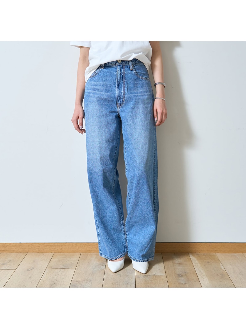【NEEDBY heritage/ニードバイヘリテージ】KOH ワイドストレート Rouge vif la cle ルージュ・ヴィフ ラクレ パンツ ジーンズ・デニムパンツ ブルー【送料無料】[ Fashion]