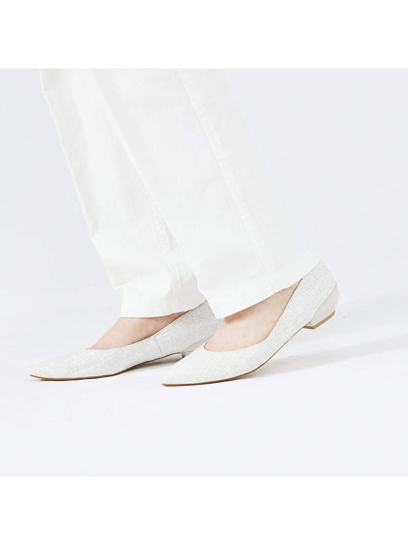 【SALE／50%OFF】【累計1万足突破!】ボロネーゼ カッター フラットパンプス Au BANNISTER オゥ・バニスター シューズ・靴 パンプス ピンク グリーン イエロー ホワイト【RBA_E】【送料無料】[ Fashion]｜ABAHOUSE ONLINE
