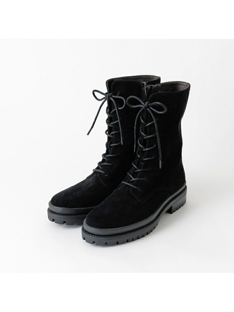 【SALE／60%OFF】トラックソール編上げブーツ Au BANNISTER オゥ・バニスター シューズ・靴 ブーツ ベージュ ピンク ブラック【RBA_E】【送料無料】[ Fashion]