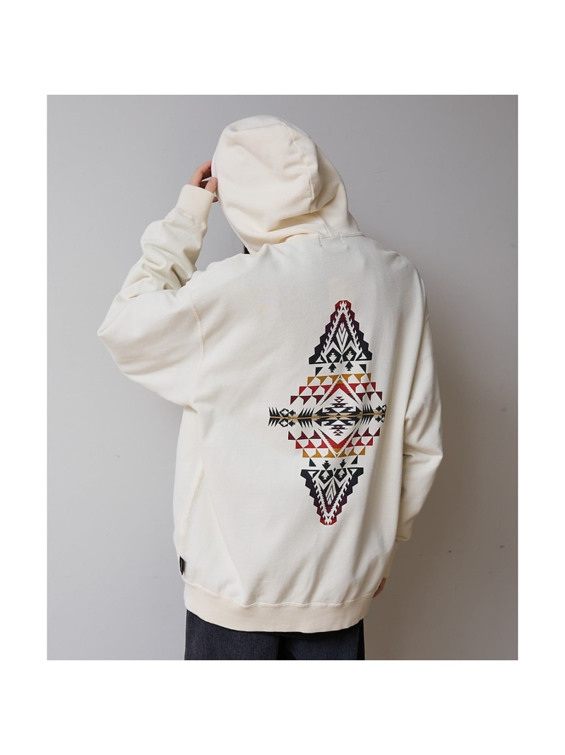 【PENDLETON/ペンドルトン】Back Print Zip Up Hood ABAHOUSE LASTWORD アバハウス トップス パーカー・フーディー ホワイト ブラック【送料無料】[ Fashion]｜ABAHOUSE ONLINE