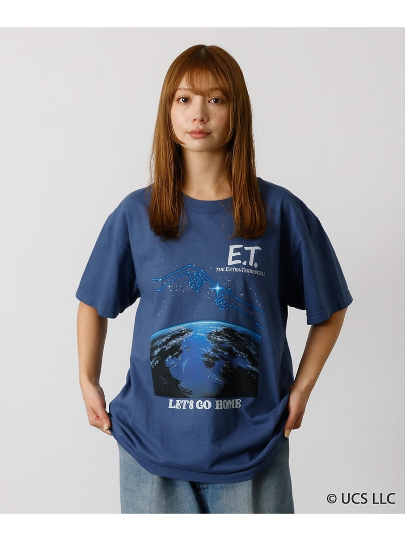 【GOOD ROCK SPEED/グッドロックスピード】E.T. /BACK T ABAHOUSE LASTWORD アバハウス トップス カットソー・Tシャツ ブルー ブラウン【送料無料】[ Fashion]