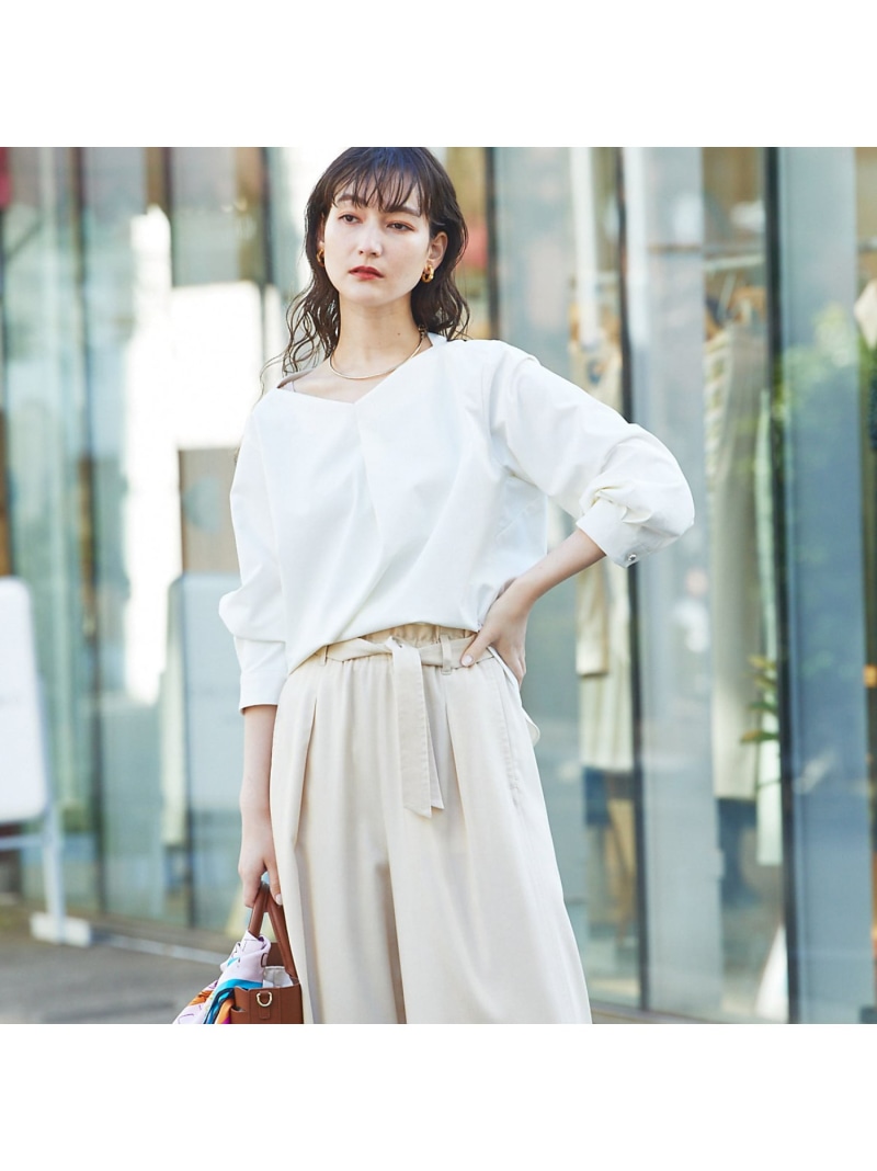 楽天市場】【SALE／40%OFF】カットジャガードラッフルブラウス qualite