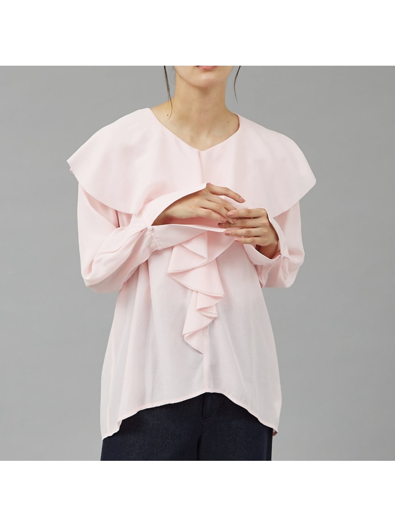 楽天市場】【SALE／40%OFF】カットジャガードラッフルブラウス qualite
