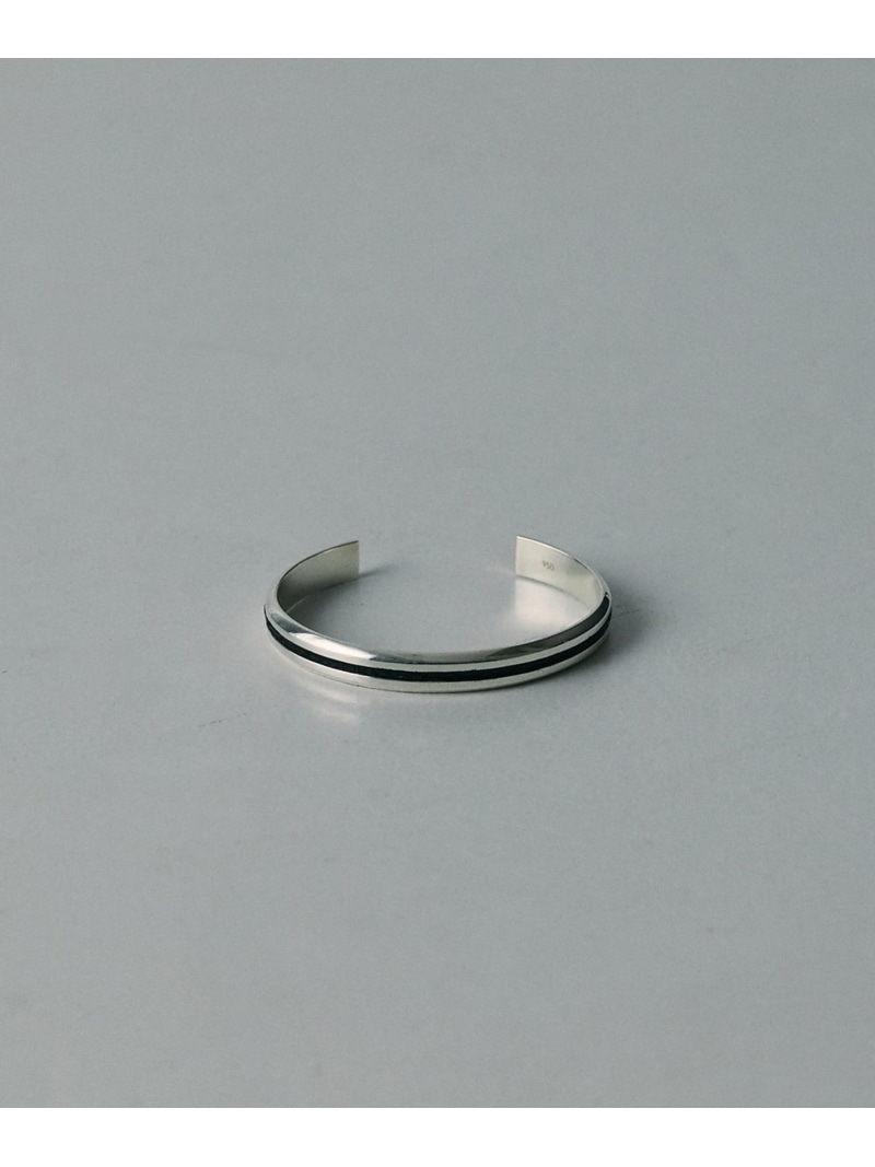 【UNISEX】CENTER LINE NARROW BANGLE / センター ABAHOUSE LASTWORD アバハウス アクセサリー・腕時計 ブレスレット・バングル シルバー【送料無料】[ Fashion]