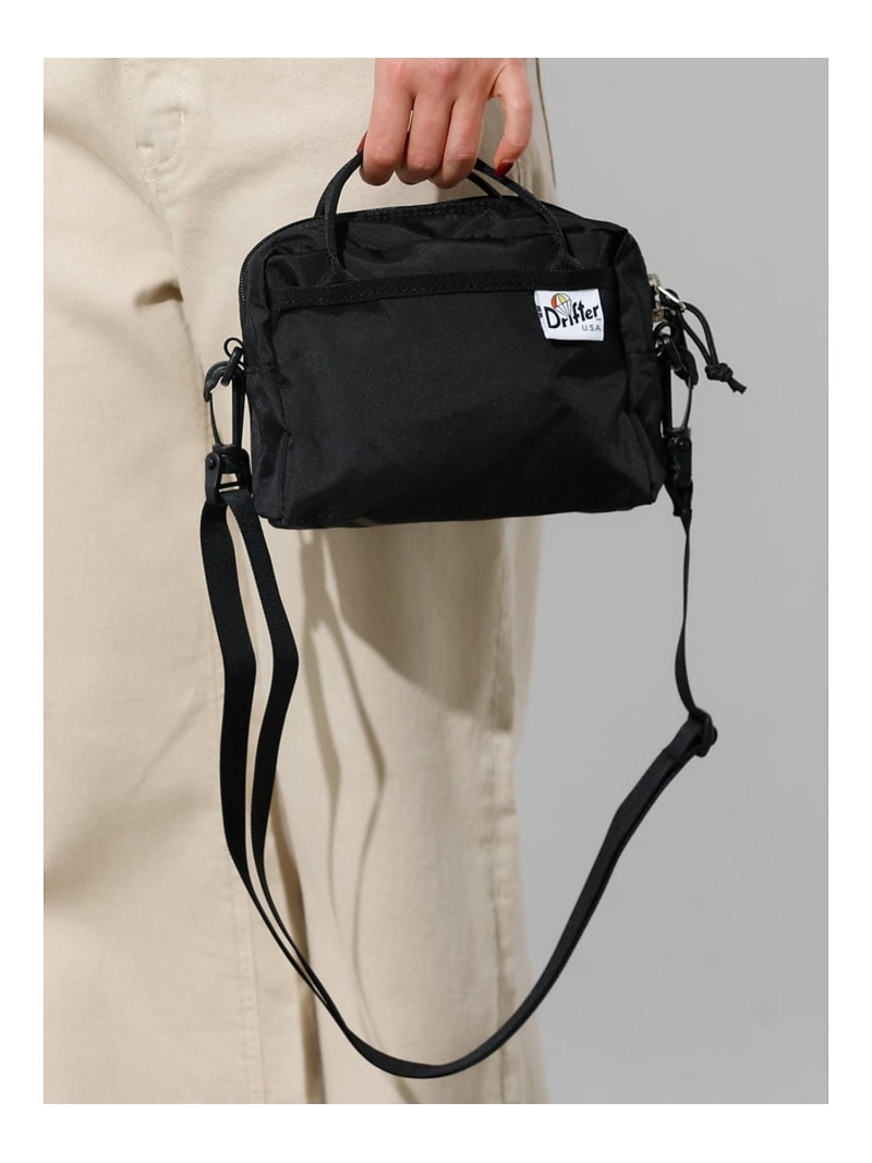 【Drifter/ドリフター】Tiffin Mini Bag/ティフィンミニバッ Rouge vif la cle ルージュ・ヴィフ ラクレ バッグ ショルダーバッグ ブラック パープル【送料無料】[ Fashion]