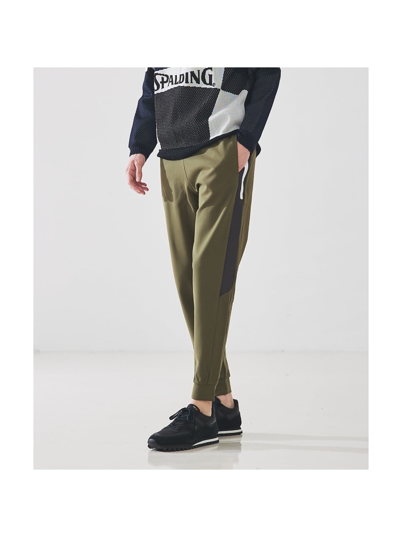 【SALE／31%OFF】異素材 切り替え ジョグパンツ 5351POUR LES HOMMES ゴーサンゴーイチプールオム パンツ その他のパンツ ブラック グレー カーキグリーン【RBA_E】【送料無料】[ Fashion]