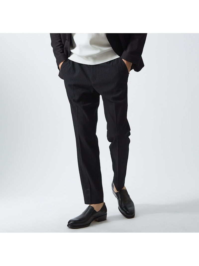 【SALE／20%OFF】【セットアップ対応】ポリエステルレーヨン メッシュ パンツ 5351POUR LES HOMMES ゴーサンゴーイチプールオム パンツ その他のパンツ ブラック グレー【RBA_E】【送料無料】[ Fashion]