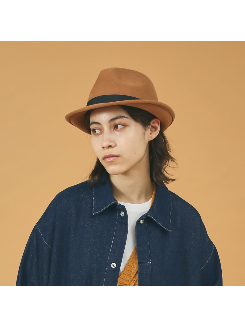 【RUBEN/ルーベン】フェルトハット / FELT HAT / RUS-116 ABAHOUSE LASTWORD アバハウス 帽子 ハット ベージュ グレー ブラック カーキグリーン ブラウン【送料無料】[ Fashion]