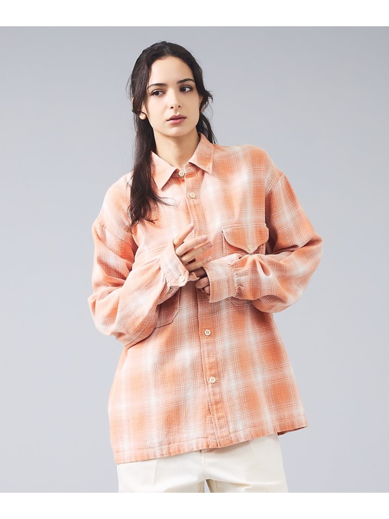 【PENDLETON / ペンドルトン】CPO Shirt / CPOシャツ/ユ ABAHOUSE LASTWORD アバハウス トップス シャツ・ブラウス グレー オレンジ【送料無料】[ Fashion]｜ABAHOUSE ONLINE