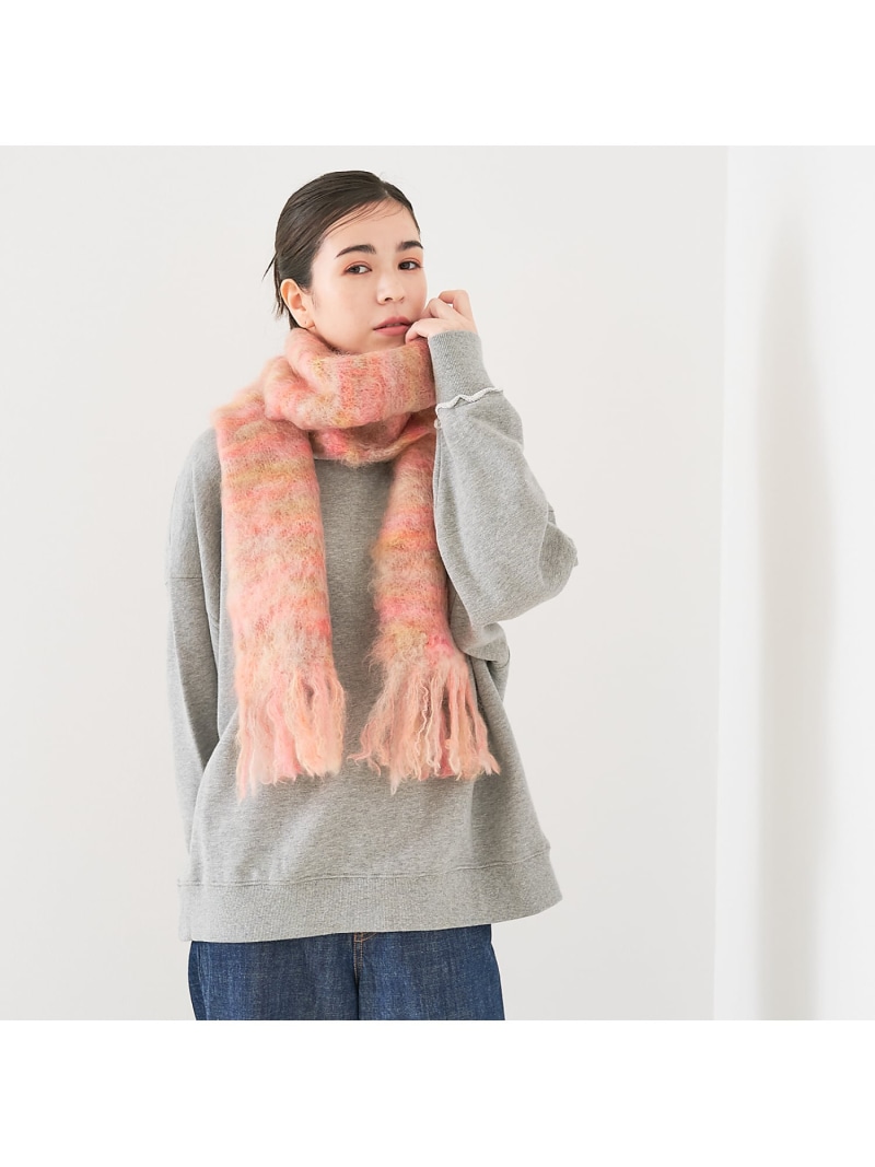 【Adele's MOHAIR】キッドモヘアマフラー collex コレックス ファッション雑貨 マフラー・ストール・ネックウォーマー ピンク ブルー グレー【送料無料】[ Fashion]
