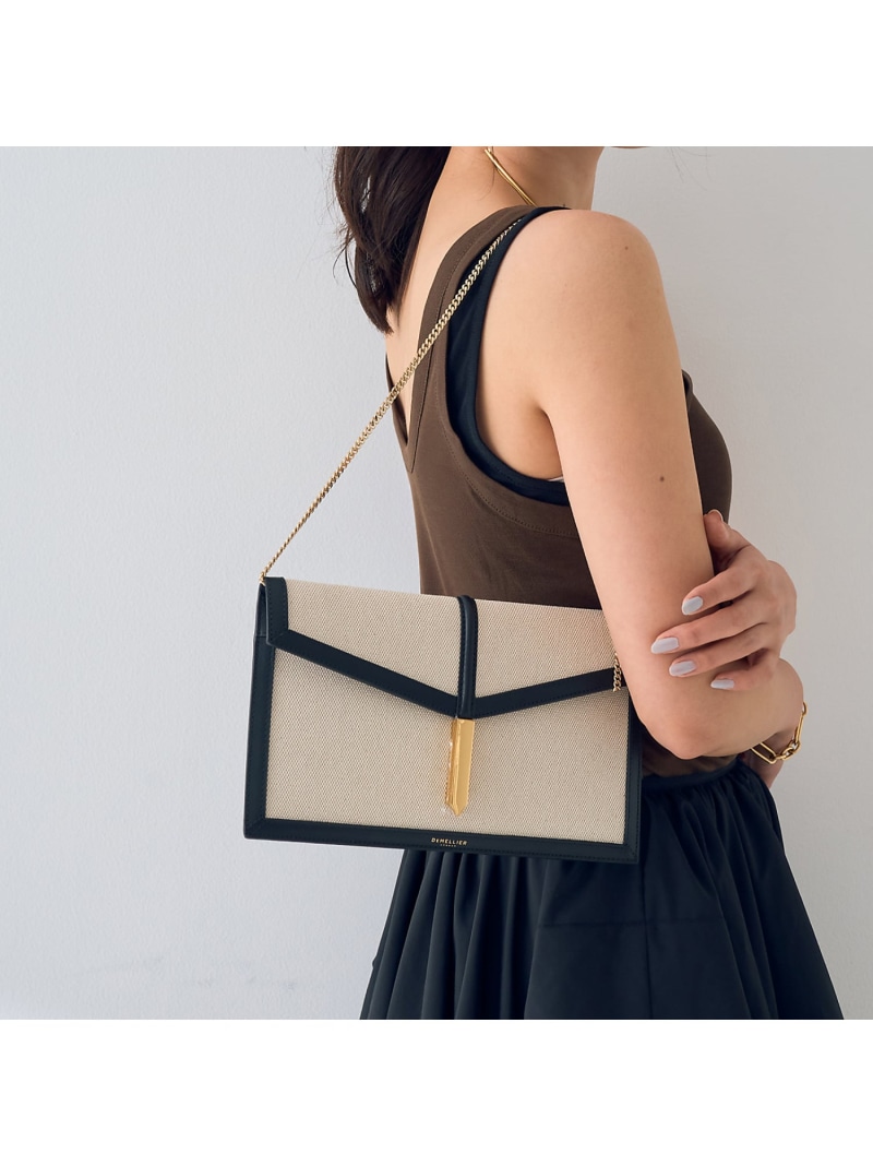 【DEMELLIER/デメリエー】The Tokyo Clutch クラッチバッ Rouge vif la cle ルージュ・ヴィフ ラクレ バッグ クラッチバッグ ホワイト【送料無料】[ Fashion] 38,610円