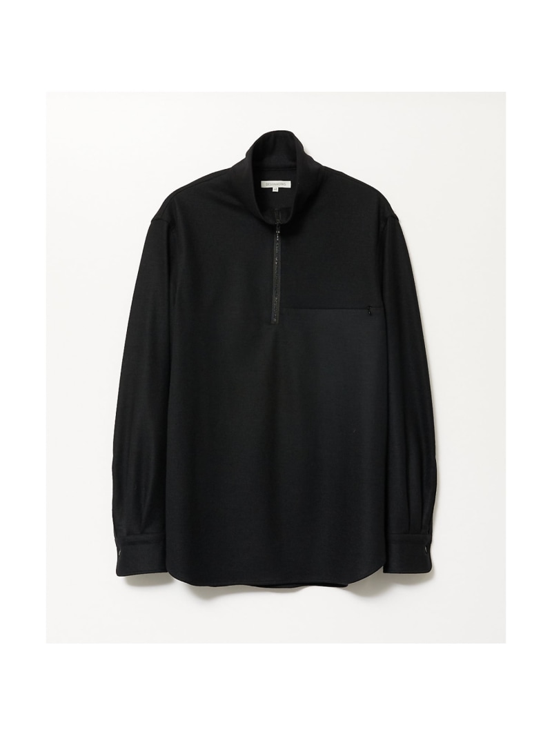 【SALE／30%OFF】【STARFLYERコラボ/セットアップ対応】マットバランサー ハーフジップシャ DESIGNWORKS デザインワークス トップス シャツ・ブラウス グレー ブラック【RBA_E】【送料無料】[ Fashion]｜ABAHOUSE ONLINE