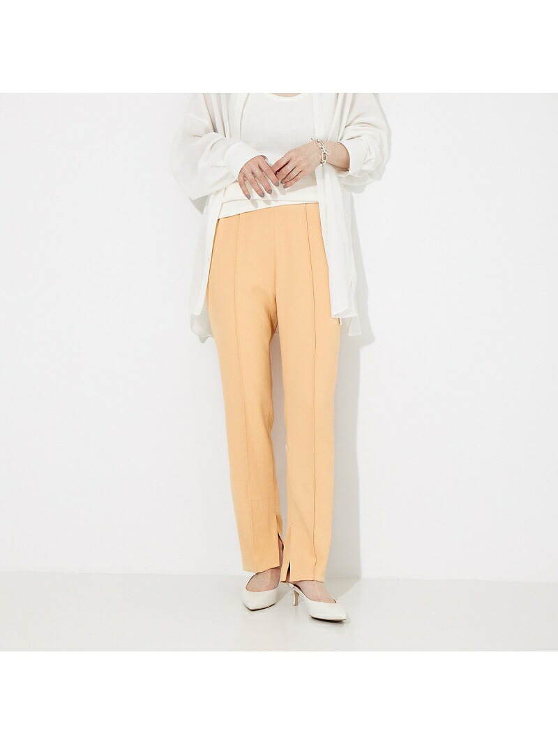 【SALE／40%OFF】4WAYストレッチスリットパンツ Rouge vif la cle ルージュ・ヴィフ ラクレ パンツ その他のパンツ オレンジ ブラック【RBA_E】【送料無料】[ Fashion]｜ABAHOUSE ONLINE