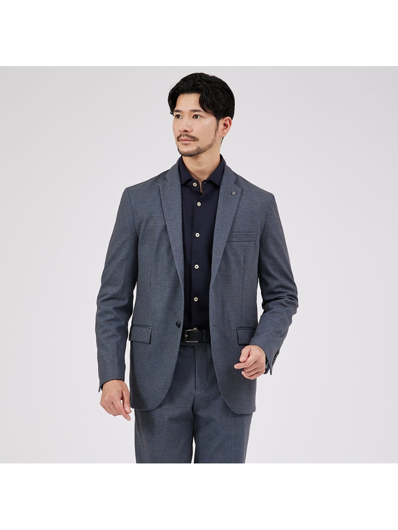 【SALE／30%OFF】【セットアップ対応 / FLEX JACKET】ストレッチポンチ ジャケット ABAHOUSE LASTWORD アバハウス ジャケット・アウター テーラードジャケット・ブレザー グレー ネイビー【RBA_E】【送料無料】[ Fashion]