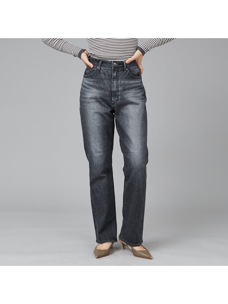 【YANUK】LOUISE(Straight) デニムパンツ qualite カリテ パンツ ジーンズ・デニムパンツ ブルー グレー【送料無料】[ Fashion]