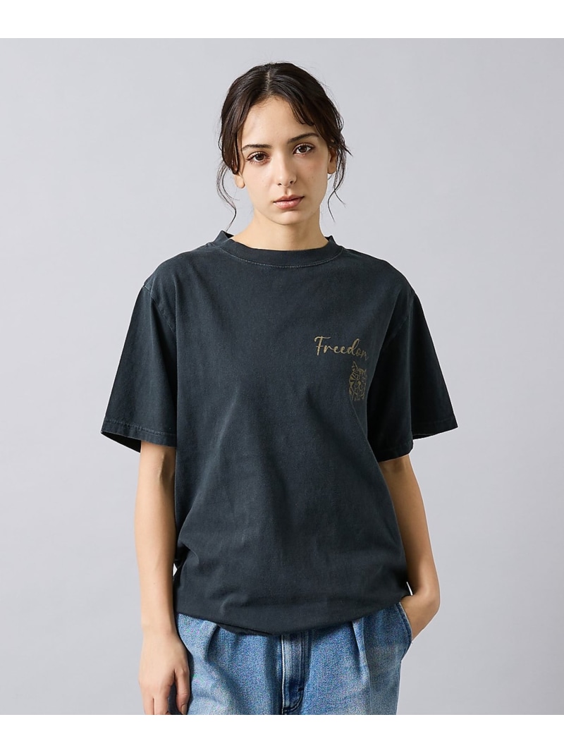 【REMI RELIEF / レミ レリーフ】 HARD SP加工 20/- ABAHOUSE LASTWORD アバハウス トップス カットソー・Tシャツ ブラック【送料無料】[ Fashion]