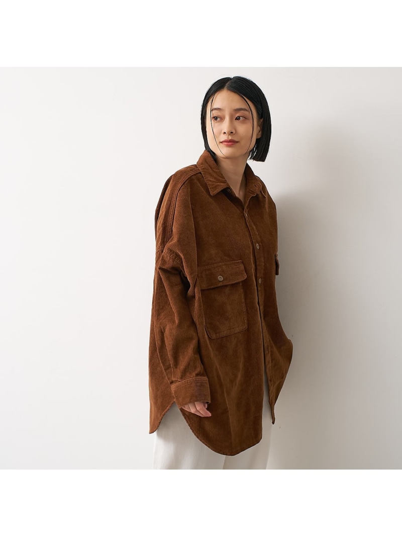 【LANCER/ランサー】コーデュロイ シャツ collex コレックス トップス シャツ・ブラウス ブラウン【送料無料】[ Fashion]