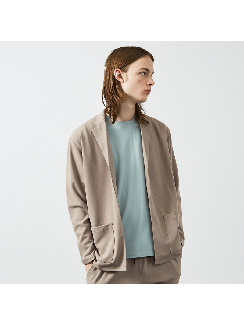 【SALE／30%OFF】【セットアップ対応】ハイストレッチ ジョーゼット カーディガン/ジャケット ABAHOUSE LASTWORD アバハウス トップス カーディガン グレー ネイビー ベージュ【RBA_E】【送料無料】[ Fashion]