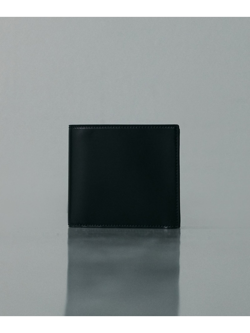 【UNISEX】 CORDOVAN BIFOLD WALLET / 水染めコード ABAHOUSE LASTWORD アバハウス ファッション雑貨 その他のファッション雑貨 ブラック【送料無料】[ Fashion]