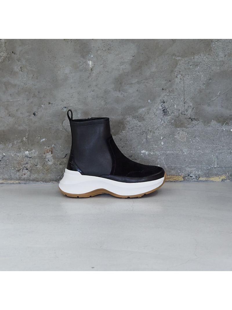 【SALE／30%OFF】【軽さ】ストレッチブーツスニーカー 金 BANNISTER オゥ・バニスター シューズ・靴 スニーカー サクラ色 黒いこと 薄墨色【RBA_E】【貨物輸送無料】[ Fashion]