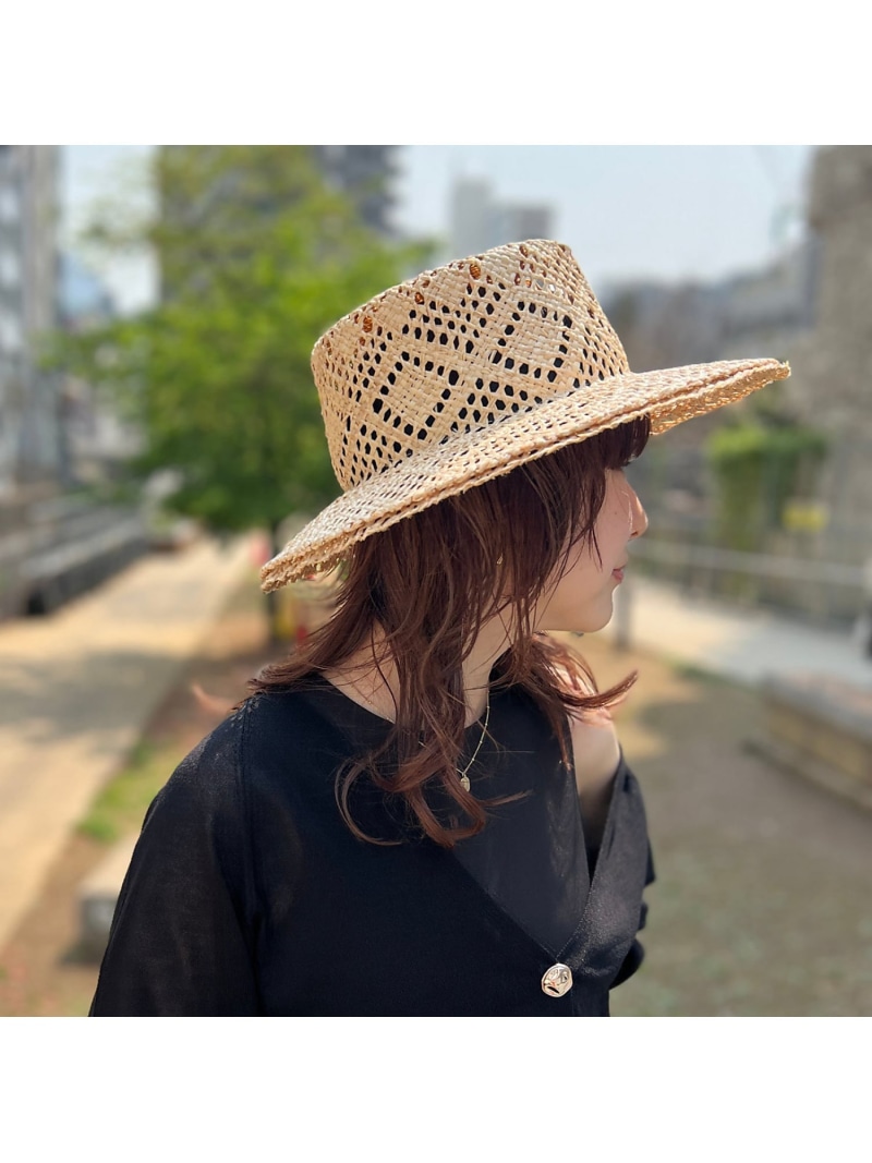 【SALE／20%OFF】【La Maison de Lyllis/ラ メゾン ド リリス】ハット EVE Rouge vif la cle ルージュ・ヴィフ ラクレ 帽子 ハット ベージュ【RBA_E】【送料無料】[ Fashion]