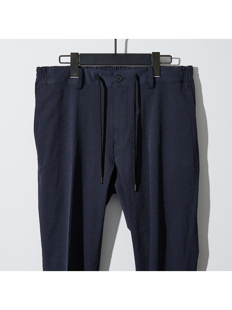 【SALE／20%OFF】【セットアップ対応】 PE-wrinkle ワッシャー イージースラックス /ス ABAHOUSE LASTWORD アバハウス パンツ スラックス・ドレスパンツ ネイビー グレー【RBA_E】【送料無料】[ Fashion]｜ABAHOUSE ONLINE