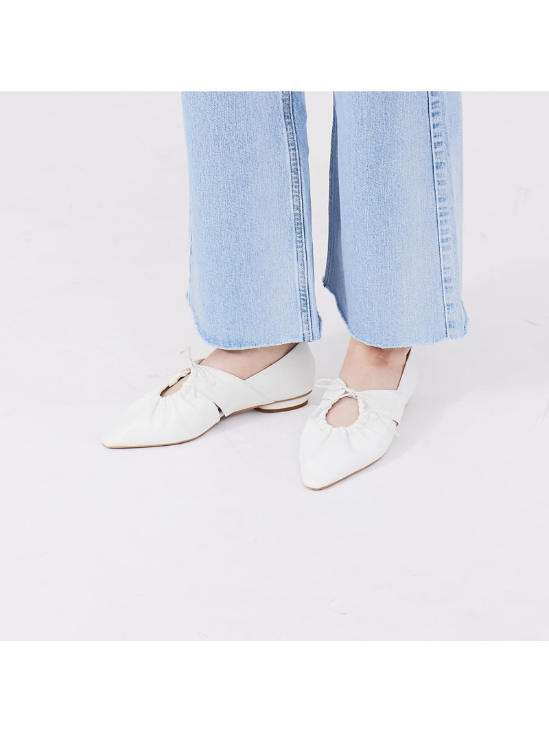 【SALE／50%OFF】ソフトレザーシャーリングバブーシュ 金 BANNISTER オゥ・バニスター シューズ・靴 余分の物のシューズ・靴 黒いこと 白いこと ゴールド【RBA_E】【貨物輸送無料】[ Fashion]