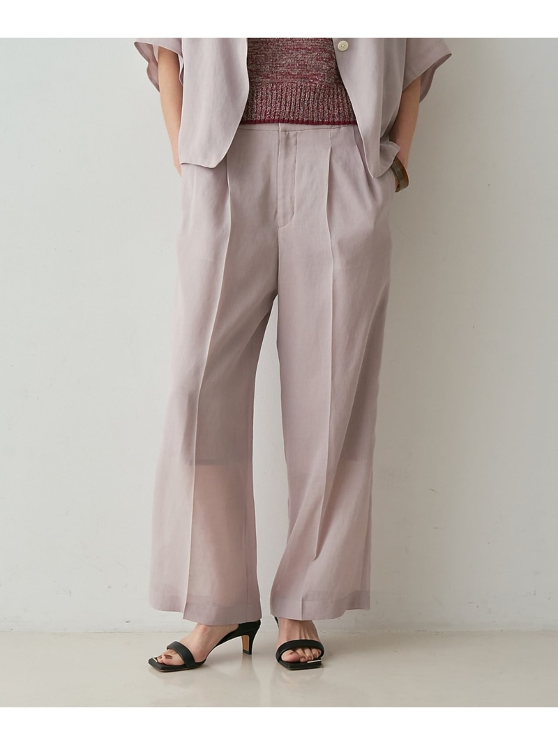 【セットアップ対応】シアーツイルパンツ qualite カリテ パンツ その他のパンツ グレー ブラック【送料無料】[ Fashion]｜ABAHOUSE ONLINE