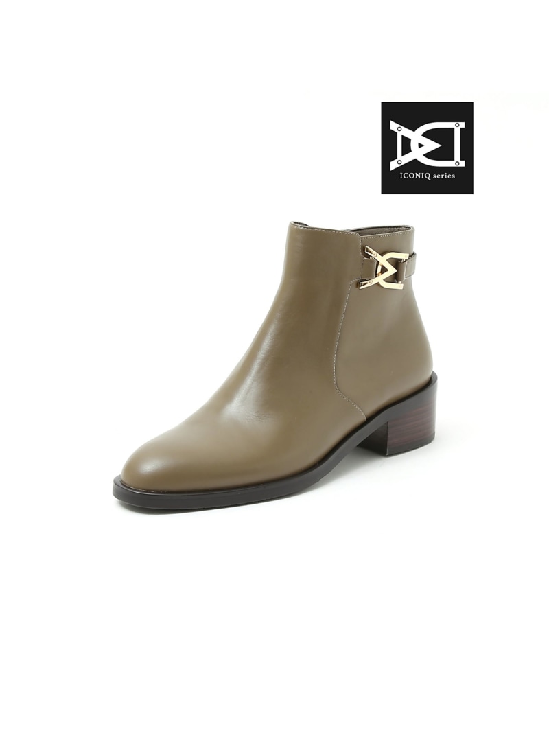 【SALE／40%OFF】【アイコニックシリーズ】ローヒールブーツ Au BANNISTER オゥ・バニスター シューズ・靴 ブーツ ブラック グレー【RBA_E】【送料無料】[ Fashion]｜ABAHOUSE ONLINE