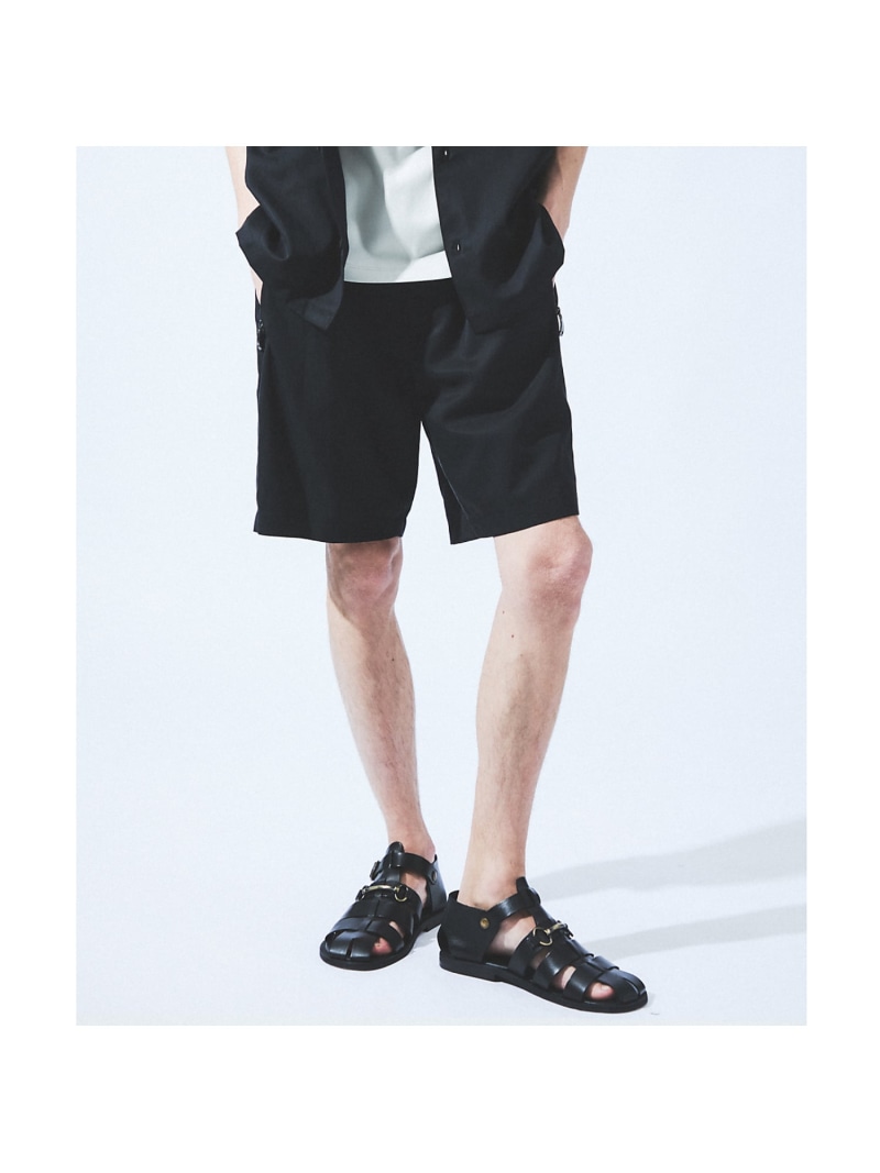 【SALE／20%OFF】【セットアップ対応】フィブリル ショートパンツ DESIGNWORKS デザインワークス パンツ その他のパンツ ベージュ ブラック【RBA_E】【送料無料】[ Fashion]｜ABAHOUSE ONLINE