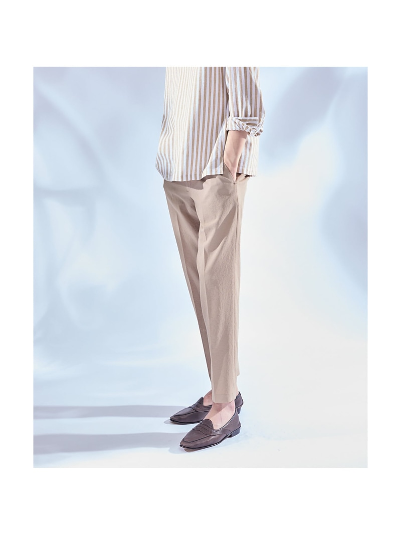 【SALE／40%OFF】【RIRANCHA/リランチェ】ドライタッチ アムンゼン スラックス ABAHOUSE LASTWORD アバハウス パンツ スラックス・ドレスパンツ ベージュ ブラウン ネイビー【RBA_E】【送料無料】[ Fashion]｜ABAHOUSE ONLINE