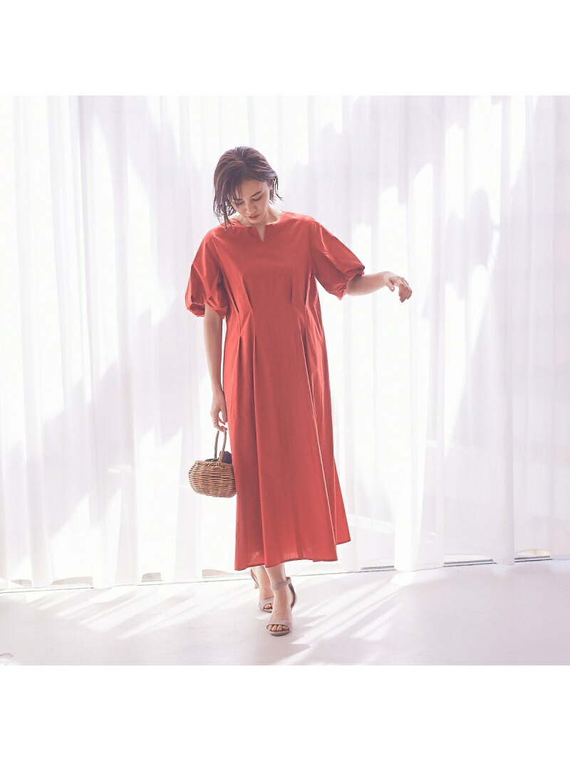 公式 楽天市場 Mylanka マキシ丈ブロードワンピース Rouge Vif La Cle ルージュ ヴィフ ラクレ ワンピース シャツ ワンピース ピンク ブラック ベージュ 送料無料 Rakuten Fashion Abahouse Online メーカー包装済 Radonnb Co Rs