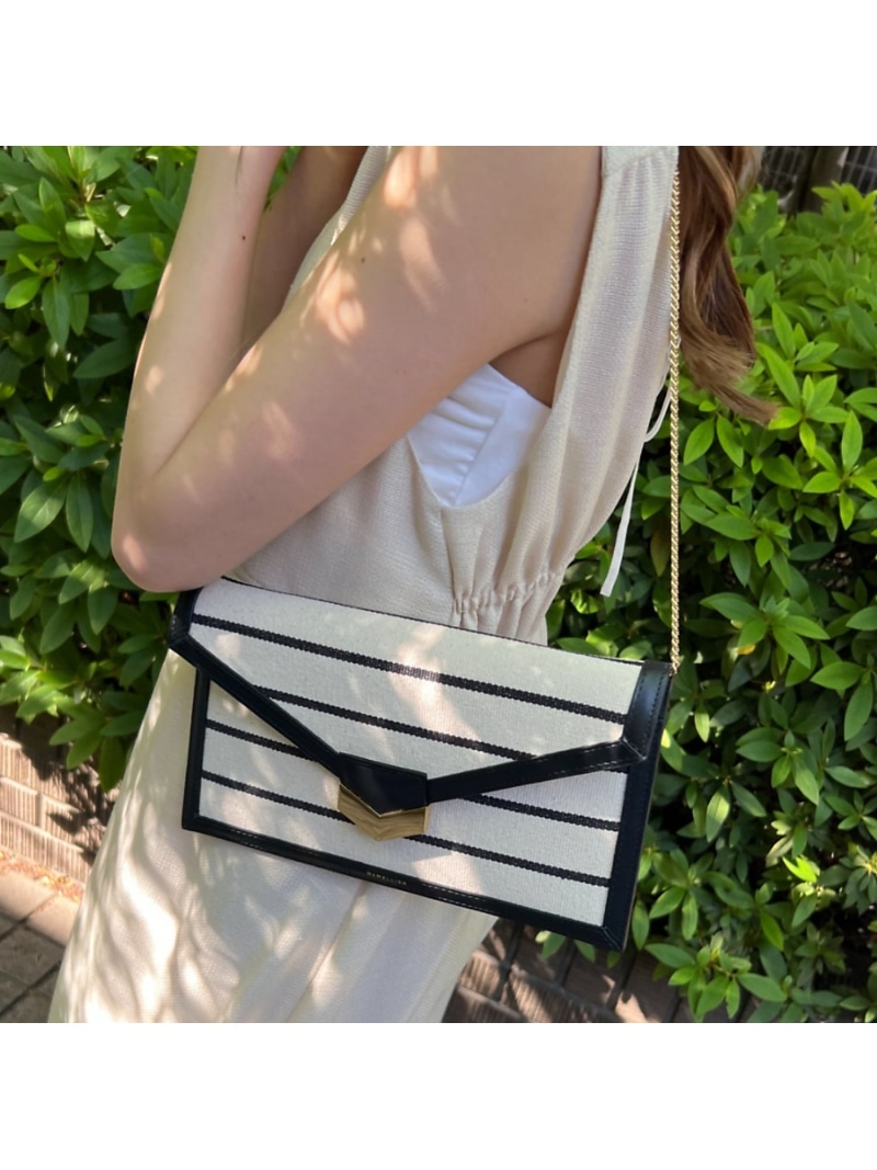 【DEMELLIER/デメリエー】LondonClutch クラッチバッグ Rouge vif la cle ルージュ・ヴィフ ラクレ バッグ クラッチバッグ【送料無料】[ Fashion]