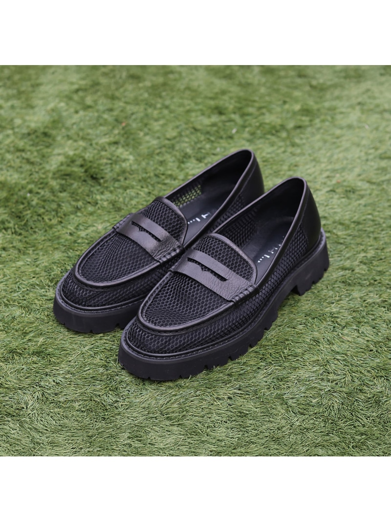【SALE／20%OFF】【MOHI/モヒ】メッシュローファー Rouge vif la cle ルージュ・ヴィフ ラクレ シューズ・靴 その他のシューズ・靴 ブラック【RBA_E】【送料無料】[ Fashion]